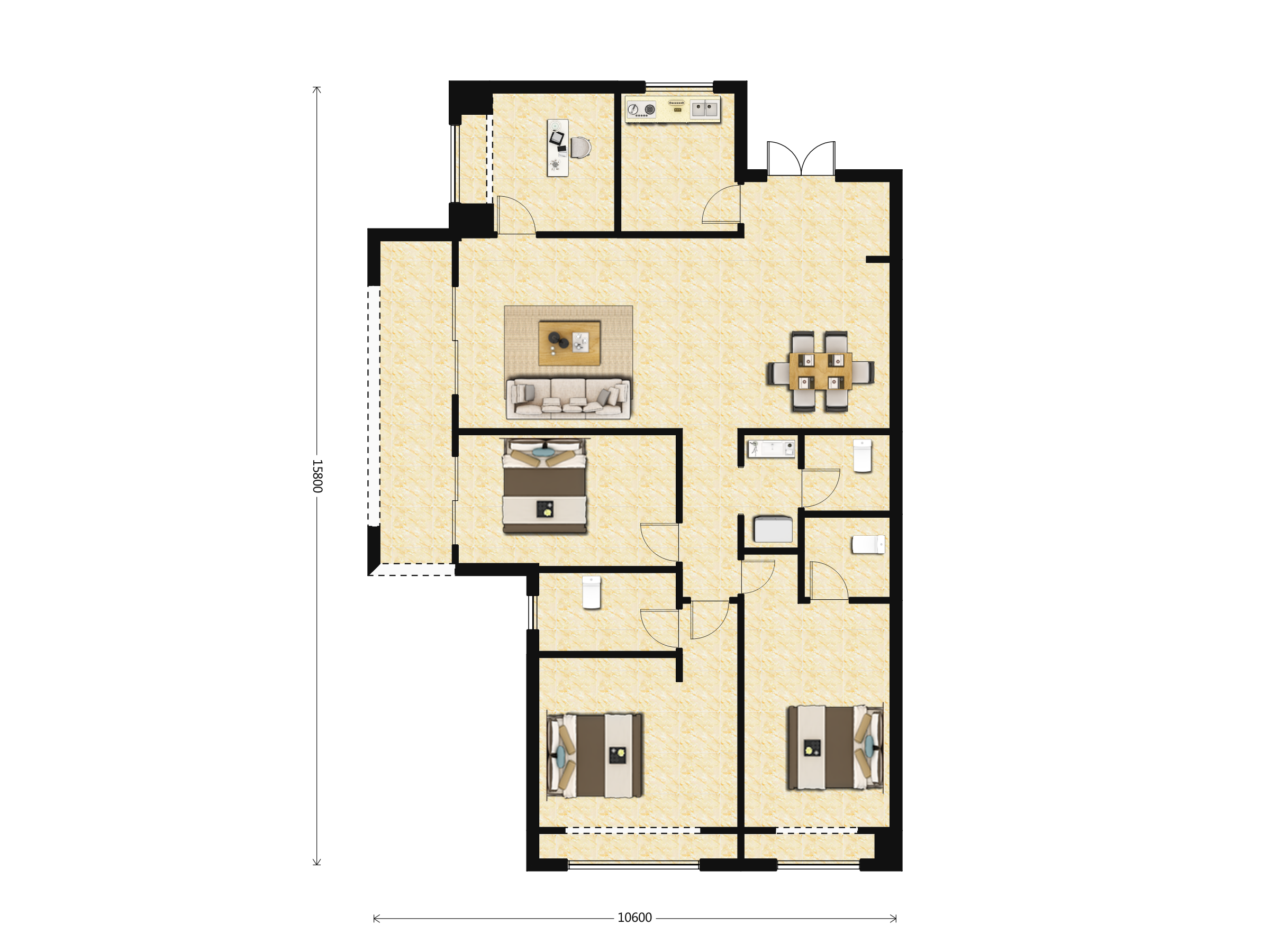 富力开远城户型图(富力开远城链家新房)