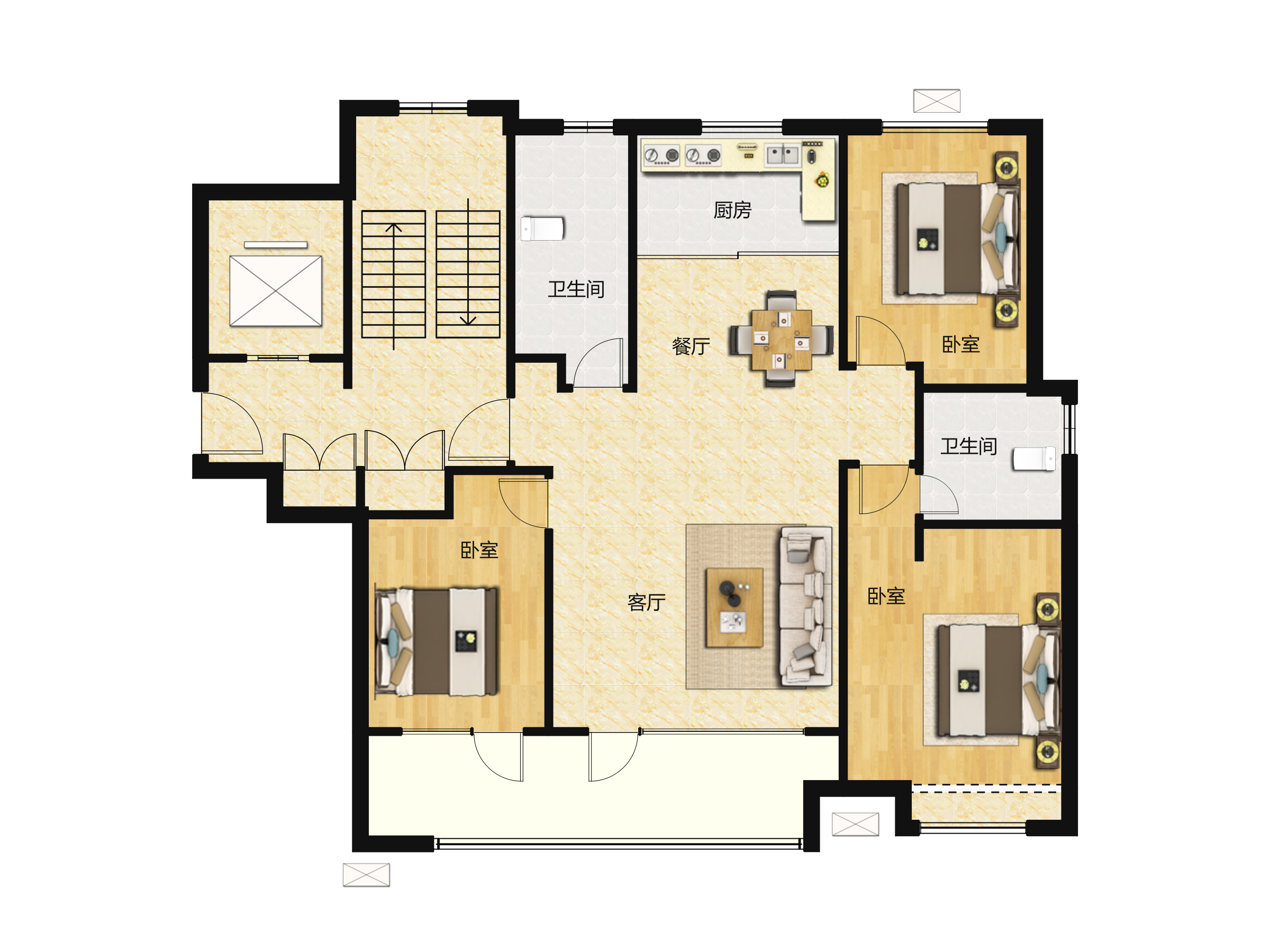 天泰欢乐时光户型图(天泰欢乐时光链家新房)
