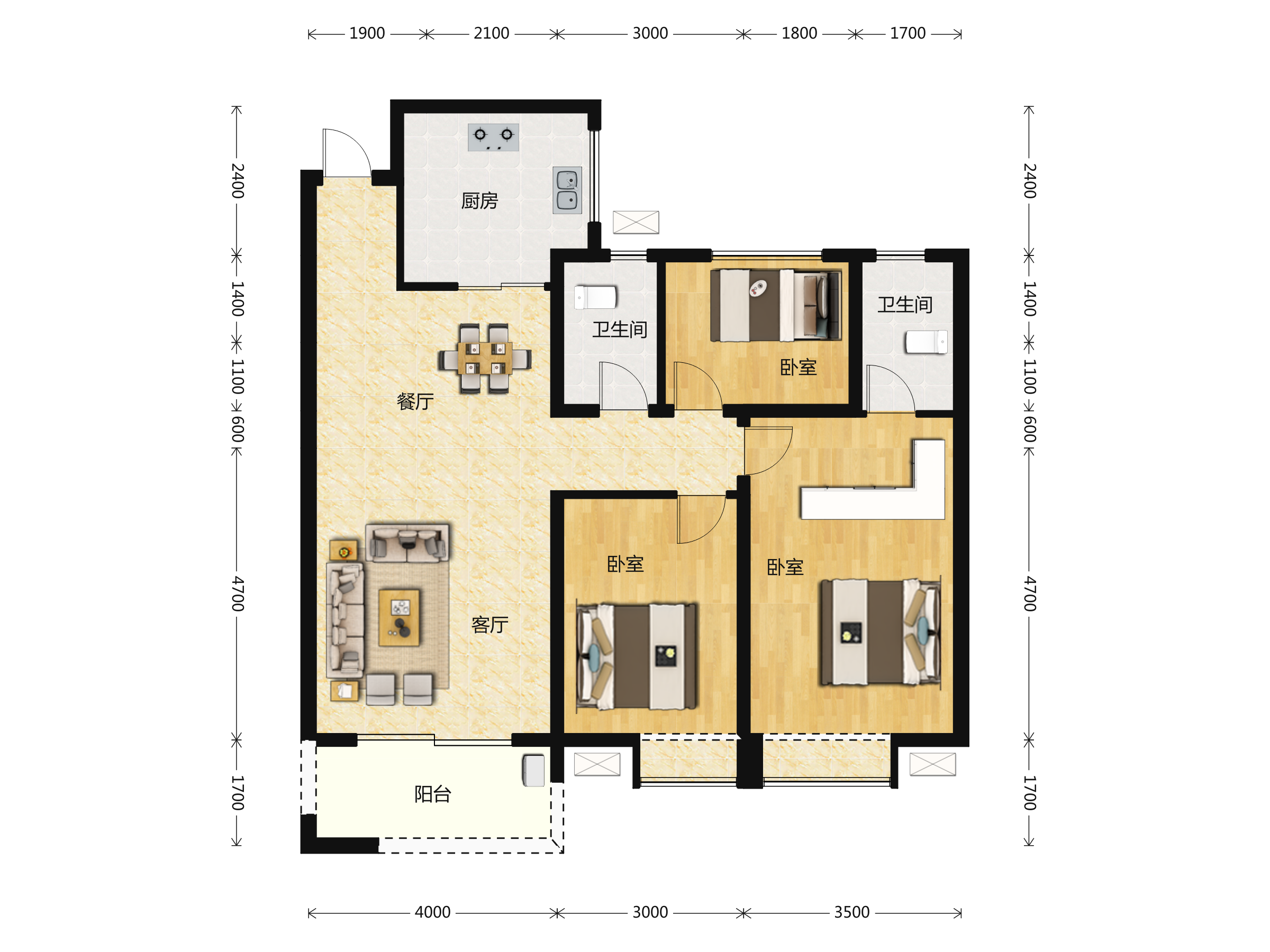 大汉汉府户型图