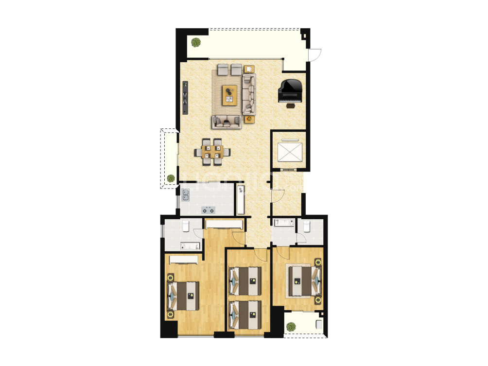 厦门华玺户型图(链家网)