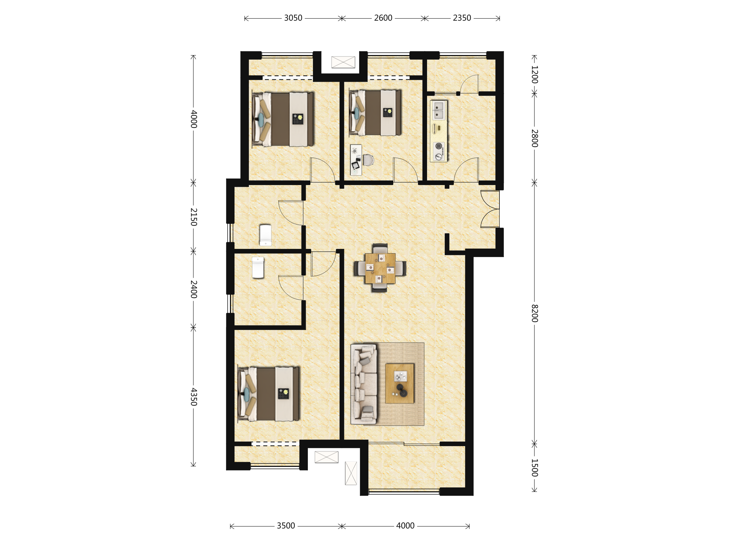 金融街金悦府户型图(金融街金悦府链家新房)