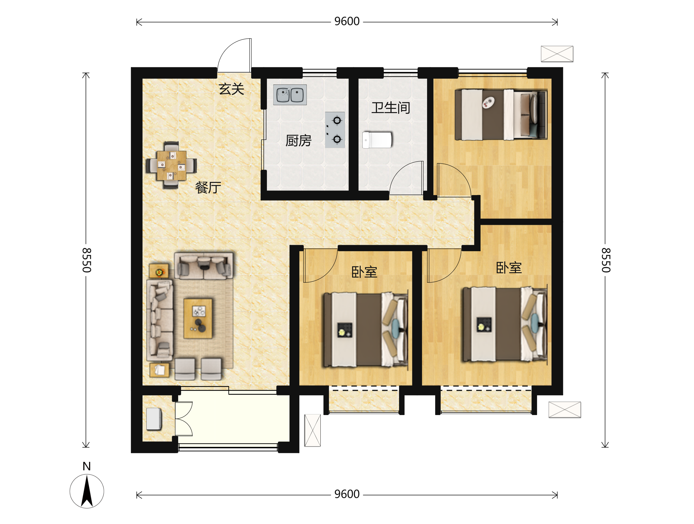 保利和光尘樾户型图