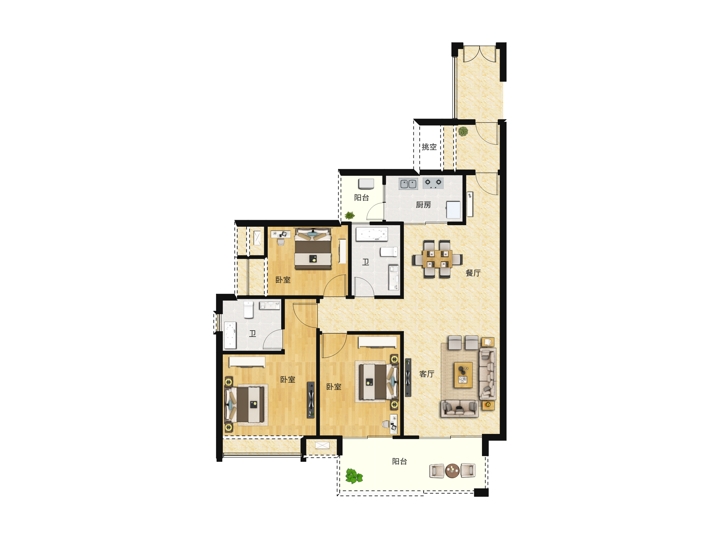 东江逸珑湾户型图