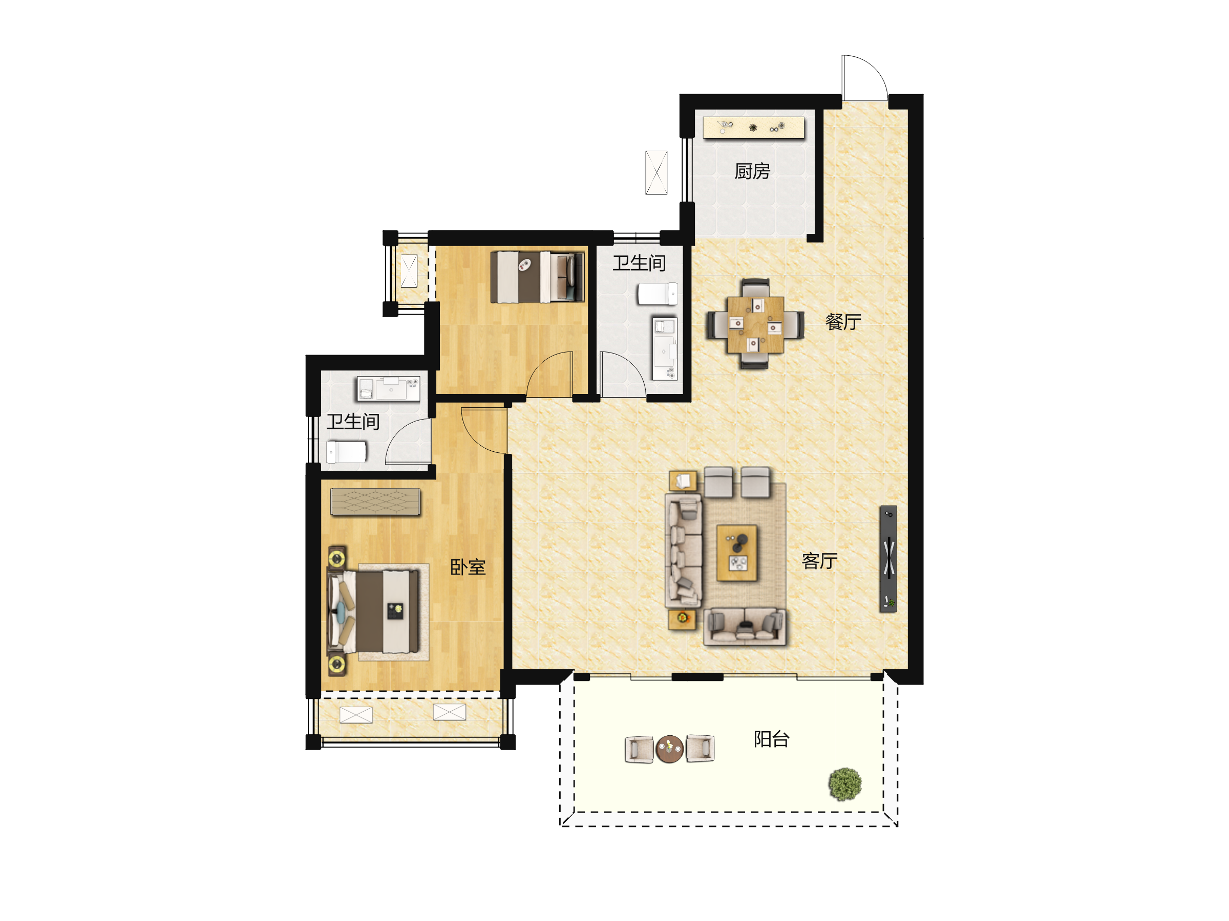 凯旋1号上水湾户型图