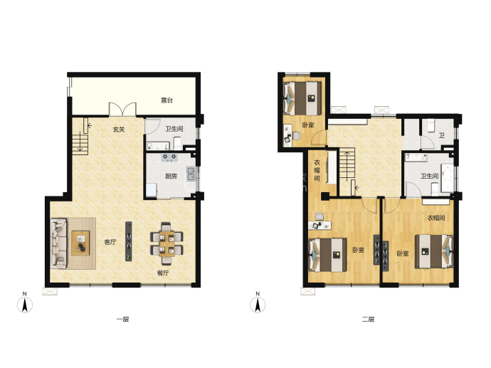 润科花半里艺墅--建面 78m²