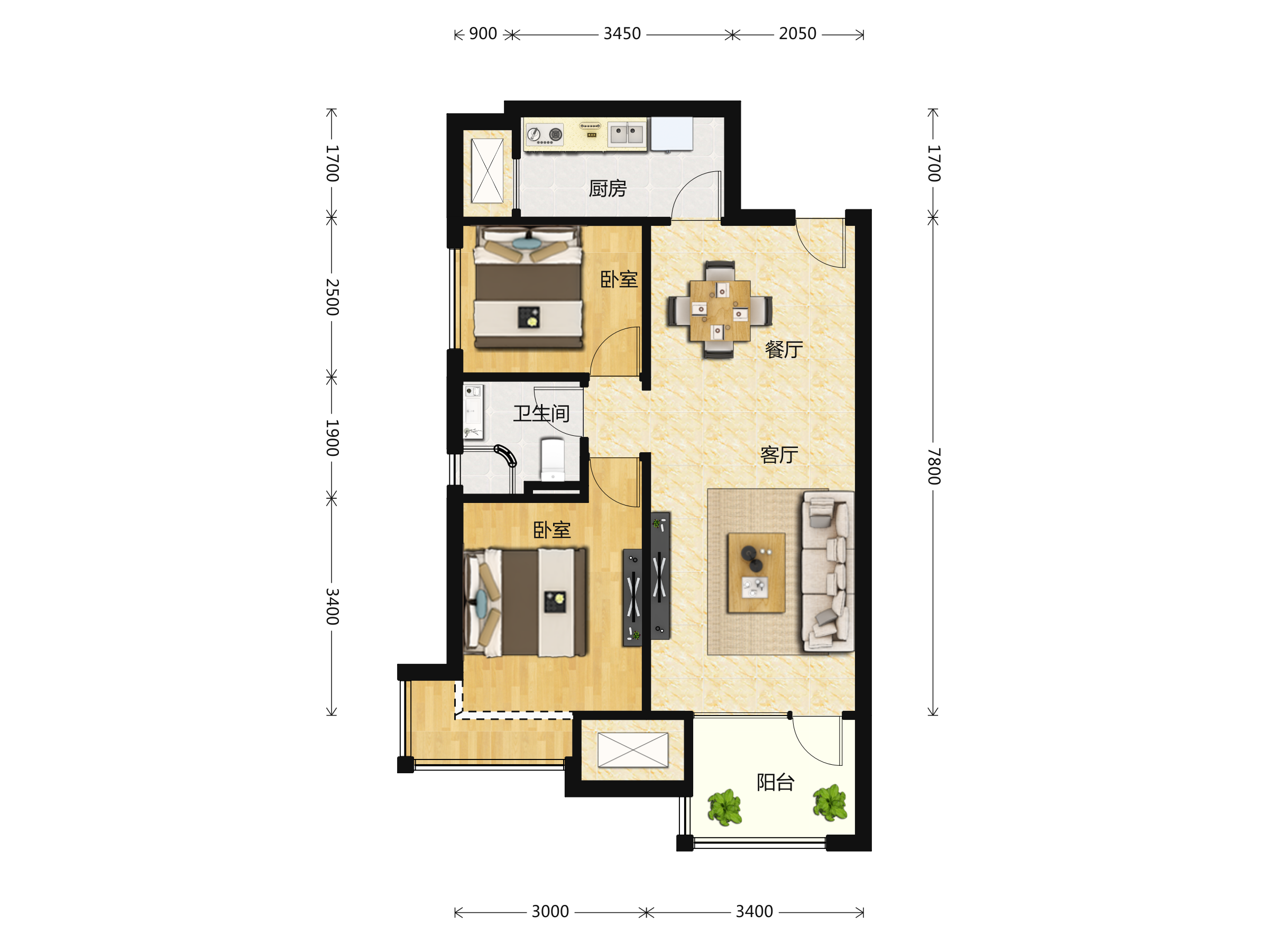 k2十里春风户型图(k2十里春风链家新房)