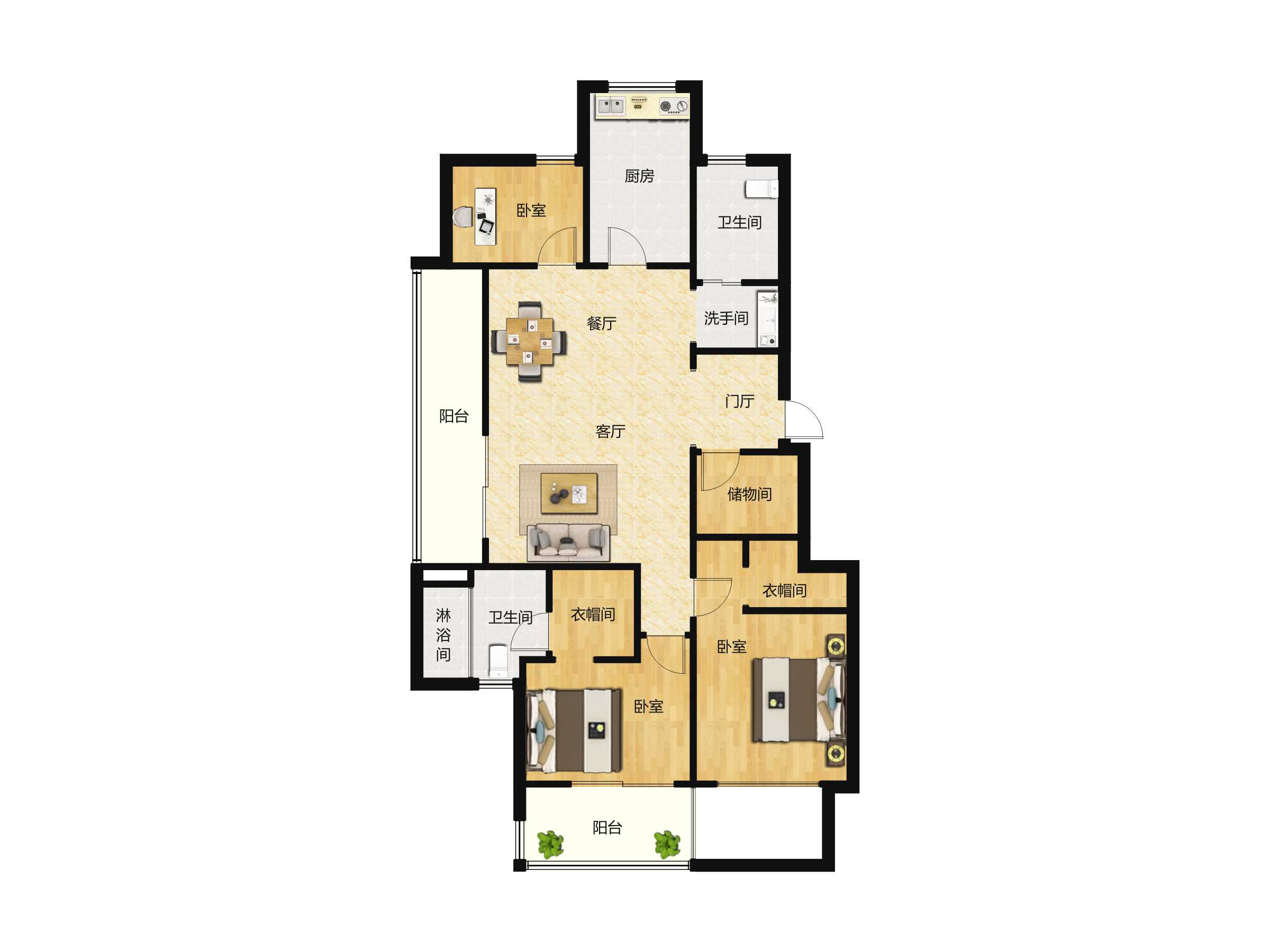 荣安万科香樟国际户型图(荣安万科香樟国际链家新房)