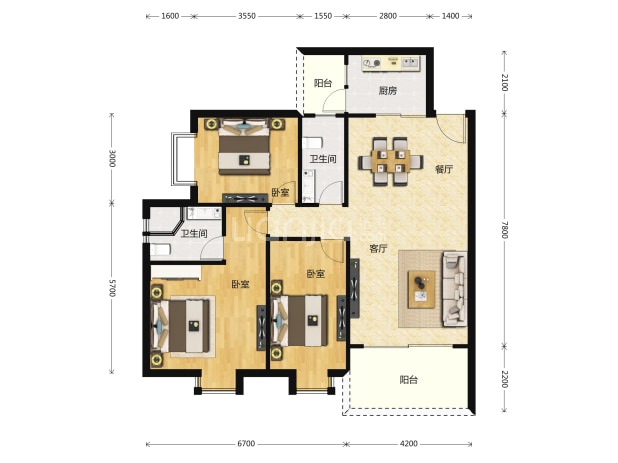 东兴悦庭户型图