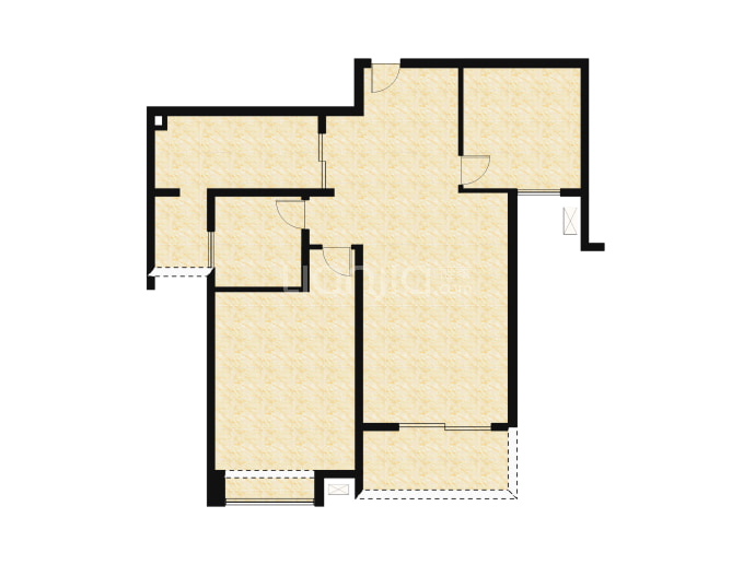 半山半园--建面 87m²