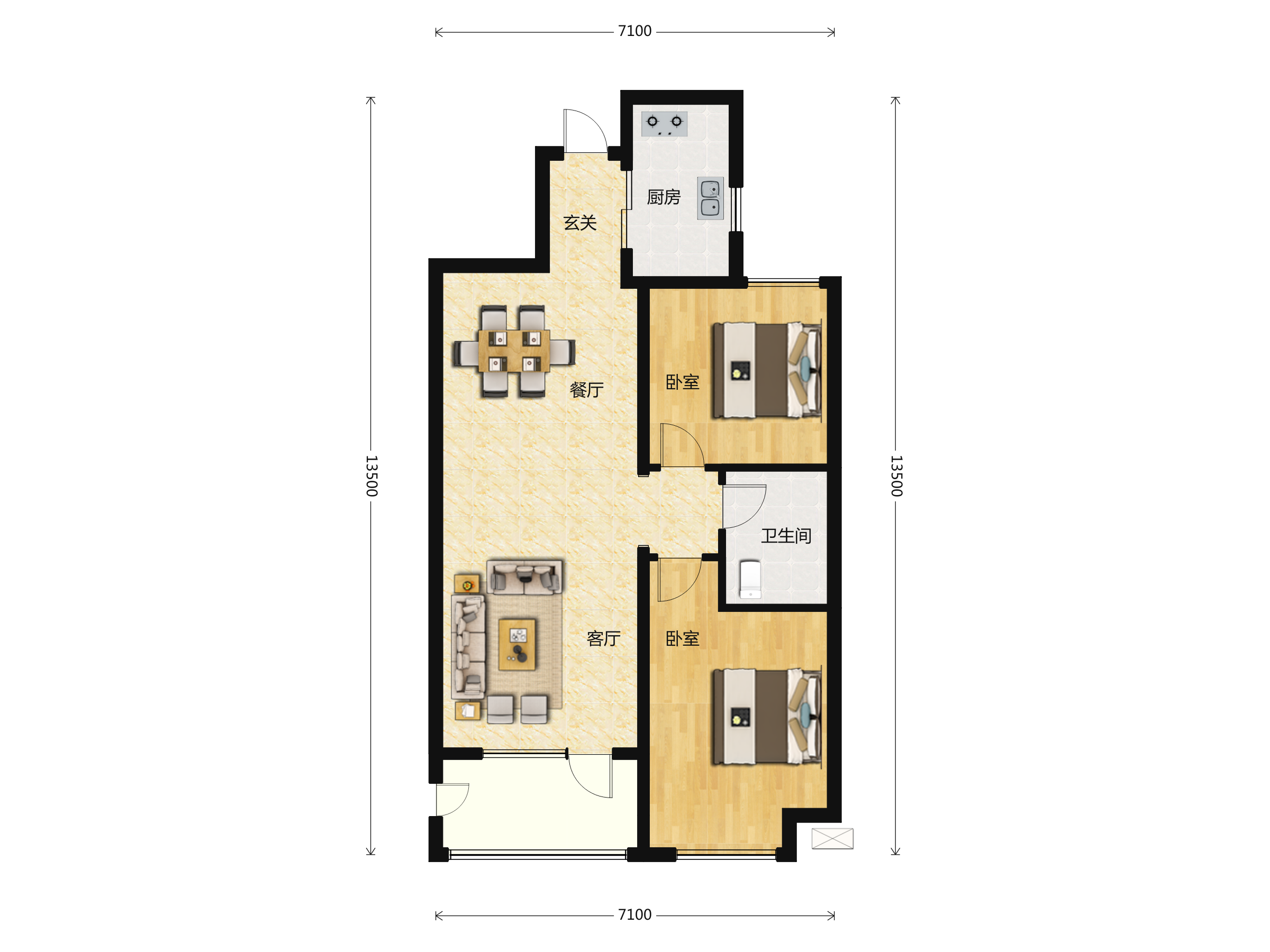 融创·维多利亚湾户型图(融创·维多利亚湾链家新房)