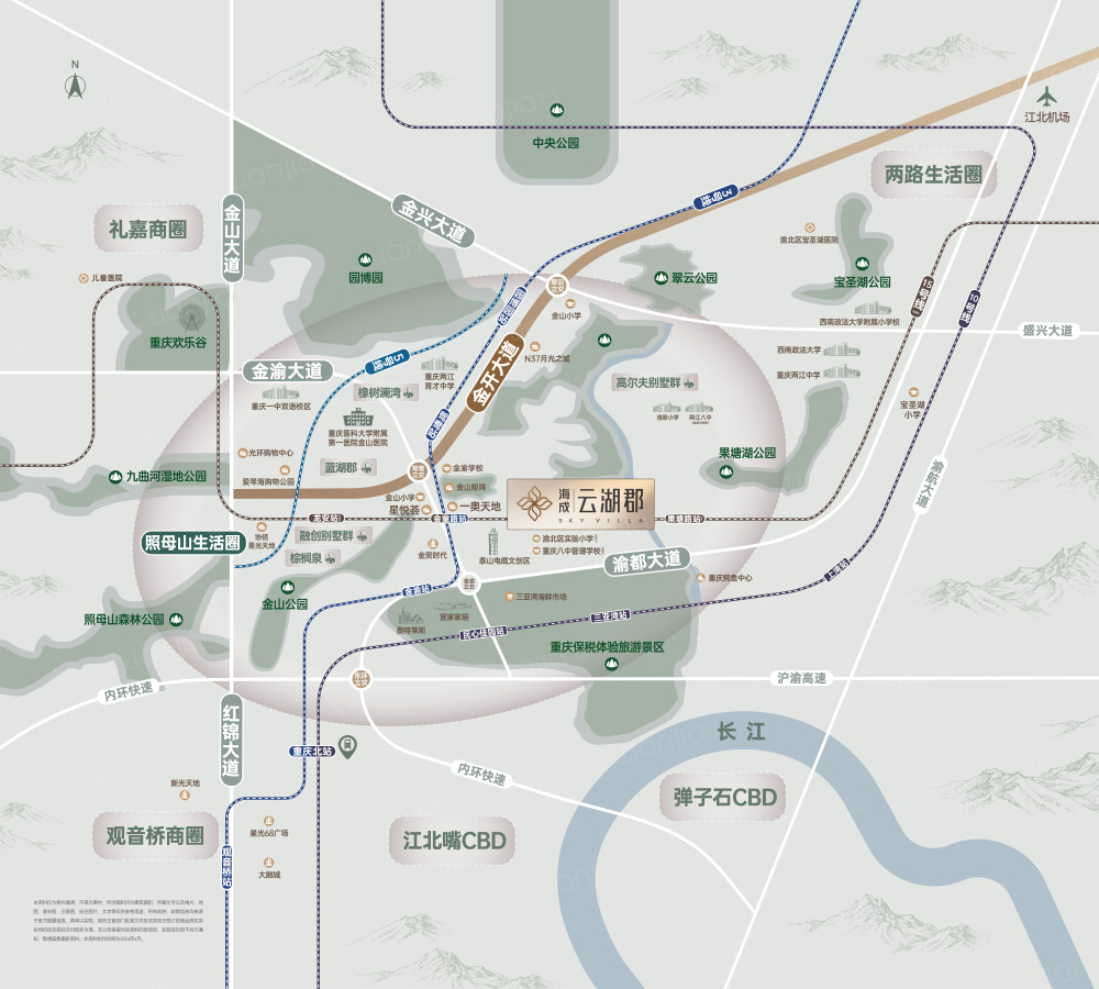 海成云湖郡区位
