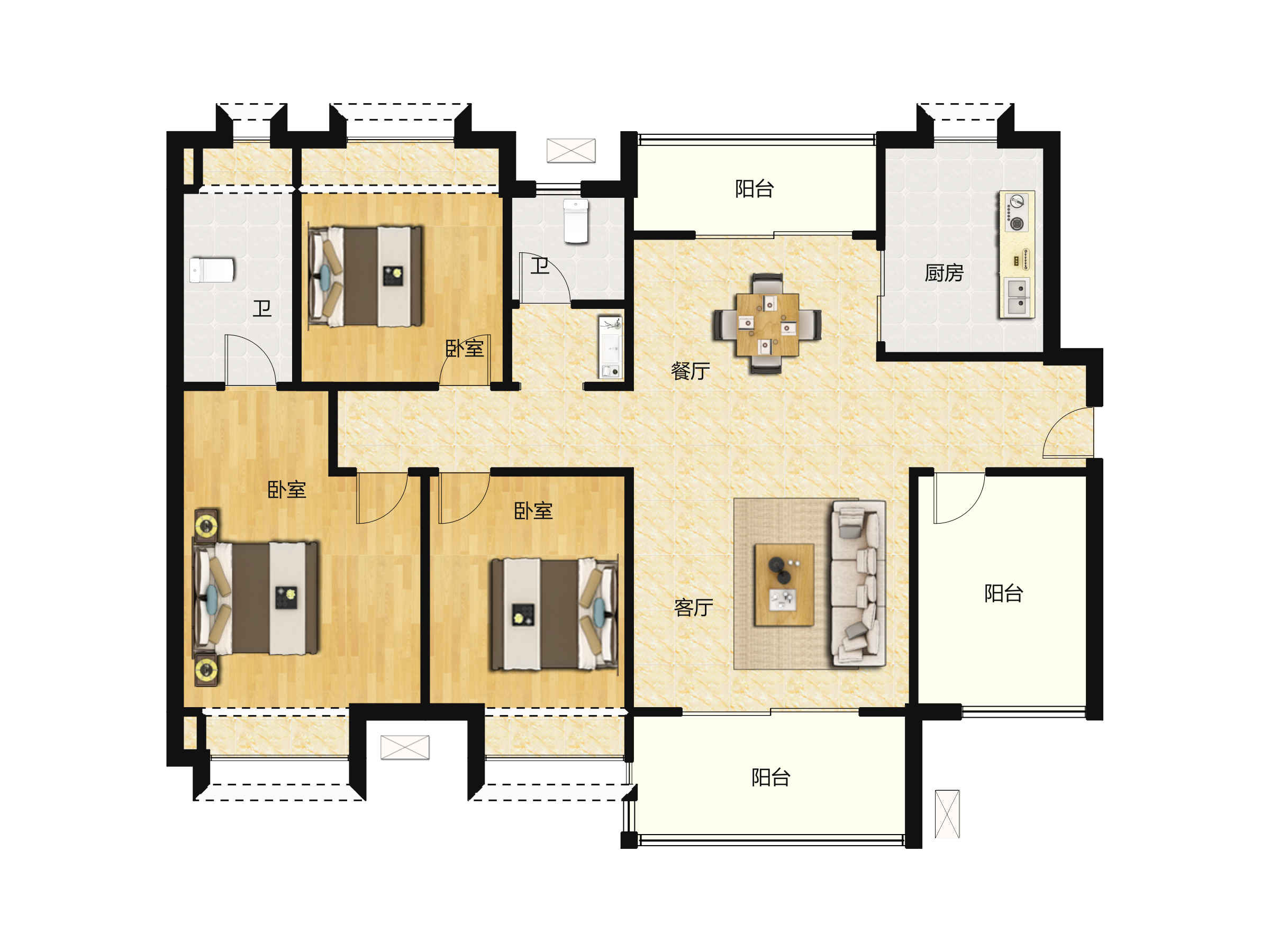 保利时代户型图(保利时代链家新房)