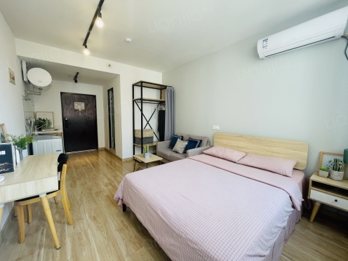 独栋·冠寓 无锡学前东路店 温馨豪华巨惠一居室 独卫 可开票整租 地铁1&2号线 1室1厅