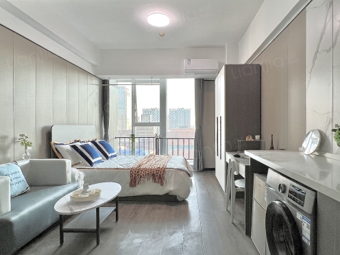 独栋·龙湖冠寓 沈阳太原街店 特价一间！无中介费月付/1个月起租/南向阳光一居落地窗 可享受沈阳人才公寓补贴/可短租 25户型 开间