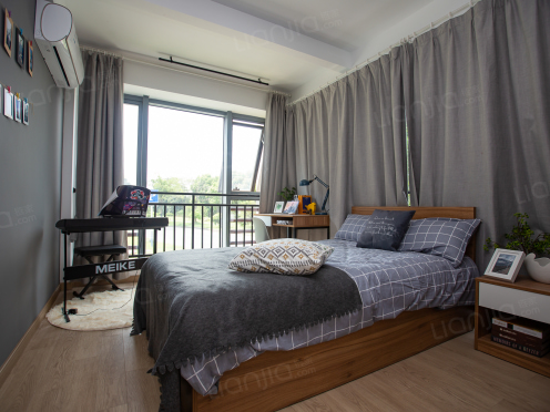 独栋·泊寓 桃园路9店 【定金膨胀立减500】免网络、无杂费、可月付、民水民电、阳光江景两房 2室1厅