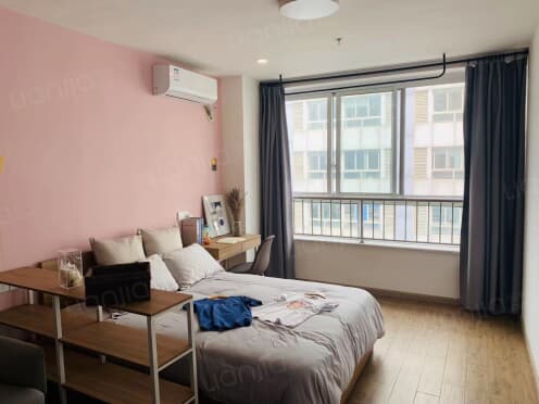 独栋·柚米寓 武青南路店 双十一特惠押一付一，无中介地铁房 吾悦广场 神州天地 新双楠 1室1厅