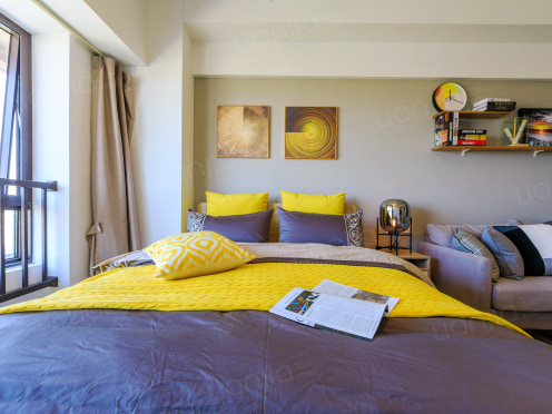 独栋·冠寓 西溪蓝保店 年底焕新钜惠 租期灵活 3号线地铁口直达蚂蚁黄龙古墩精选温馨单间 开间