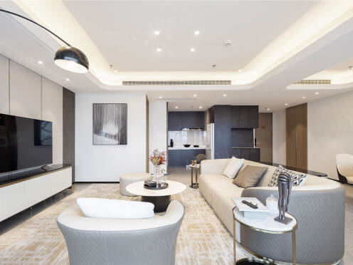 独栋·成都泊寓 交子荟国际公寓 【至臻两居A1】两室三卫 观景浴缸  超高楼层 公园视野 拎包入住 24小时管家服务 名额有限 2室2厅