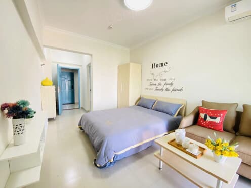 独栋·鑫茂鑫海公寓 c栋 近福田小区单间，定房保留到年初十，次月减租666元， 燃气做饭，押一 开间