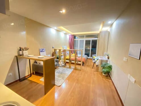 独栋·读寓 中联U谷店。 南向落地窗带厨房 1室1厅