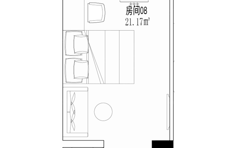 万江北欧风一居室（灵活月租+阳台+可开票+免租1个月）