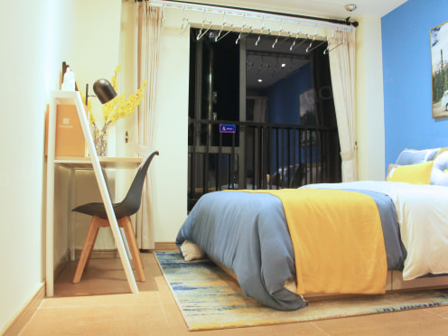 独栋·碧家国际社区 武汉泰富城店 泰富城两户合租/独立卫生间/无中介费/一个月起租 开间