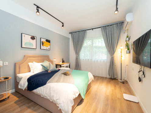 独栋·嘛嘛公寓 重庆观音桥店 庭院治愈系套房民用电价油烟机电磁炉可做饭 1室1厅