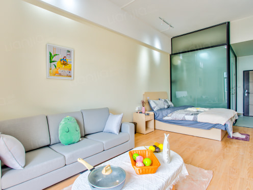 独栋·窝趣轻社区 香海轻社区 【年终特价可短租】秒杀最高免租一个月公寓直租免停车有电影院无中介费 开间