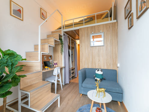 独栋·成都泊寓 城投泊寓·百草路店 2号线百草路站【8个月起租 首月立减300 最高优惠4000元】24小时门禁 夜间保安值班 保障安全 1室1厅