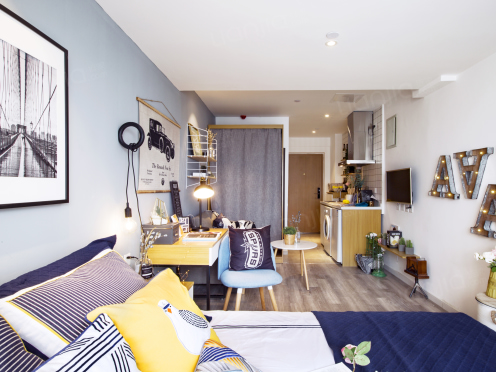 独栋·朗诗寓 金融城店 免押特惠 金融城地铁旁 无中介 中海国际 华商中心 企业客户折扣 开间