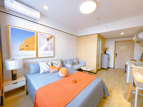 独栋·龙湖冠寓 天津南开王顶堤店 特价房源来袭！长租无中介费，王顶堤商圈，近地铁，可月付 开间