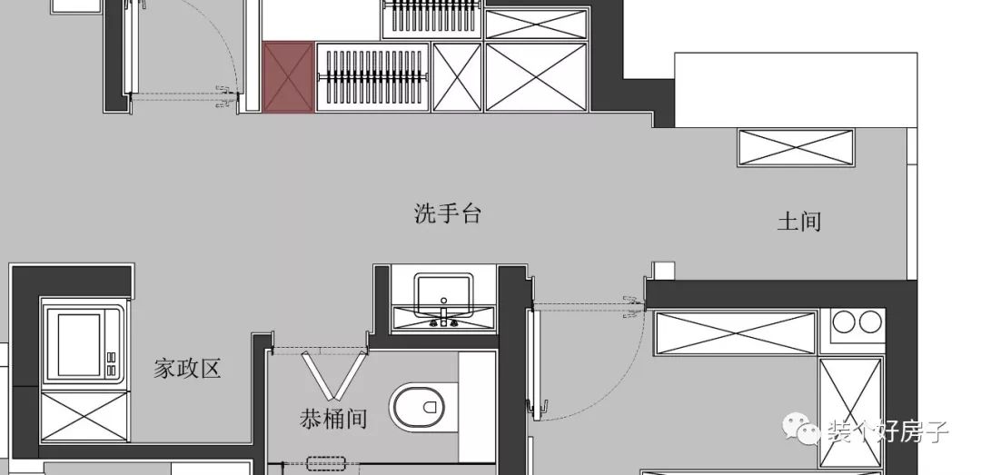 北京6口之家神改造:综合家政区,"模糊客厅"概念,超高效利用空间,才是