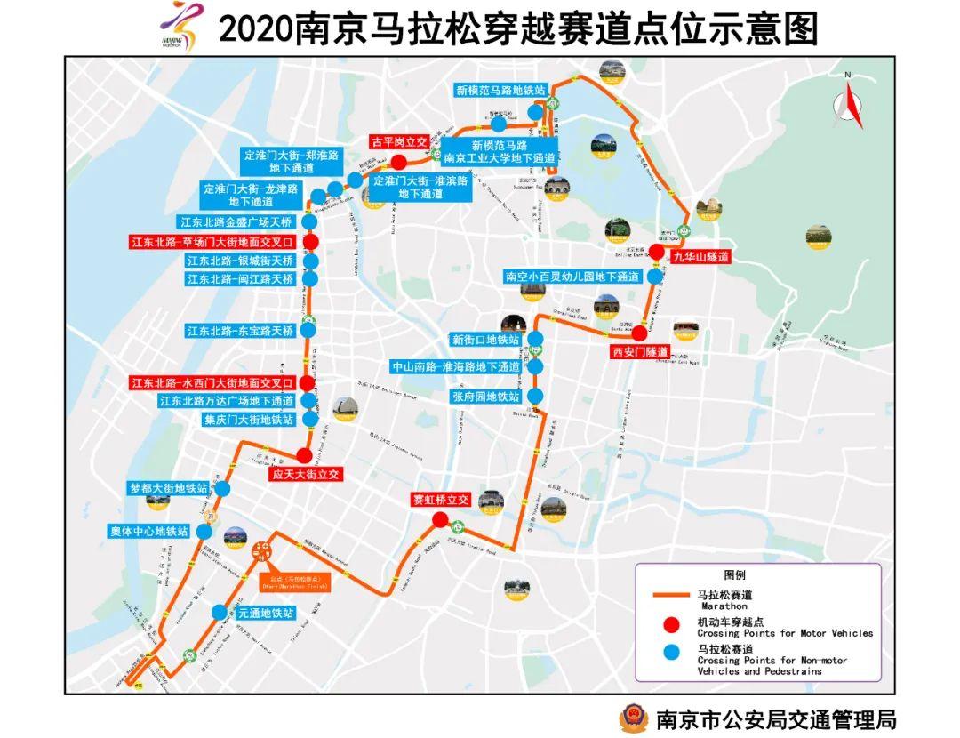 2020南京马拉松下周日开跑,最全赛道赛时出行提醒!