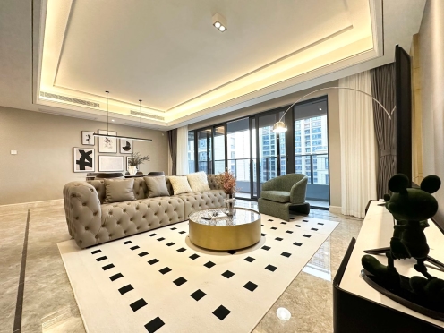 独栋·致城优房 绿城诚园二期店 0中介费 可月付 南湖公园 套四双卫 现代风格 随时可看 4室2厅