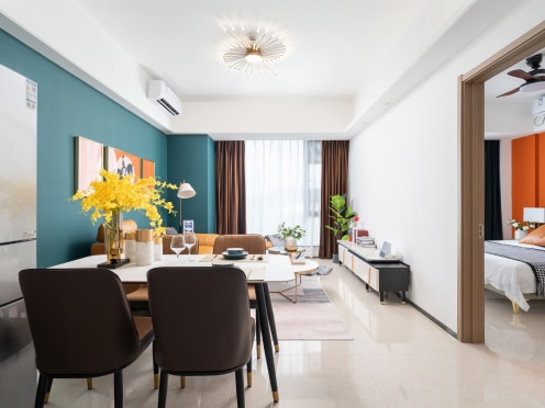 独栋·平台合作机构 屿川宿集 园景一室一厅家庭套房(周边配套齐全+房间设施齐全) 1室1厅