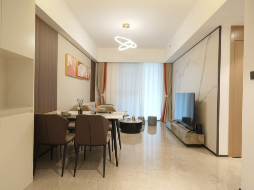 独栋·平台合作机构 屿川宿集 奢华一居室家庭套房(带阳台+厨具齐全) 1室1厅