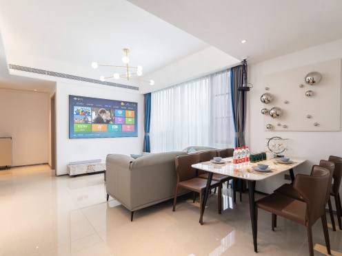 独栋·平台合作机构 屿川宿集 三房两厅（高层河景+周边配套齐全） 3室2厅