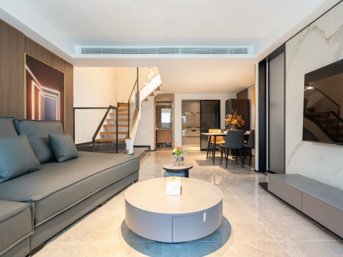 独栋·平台合作机构 屿川宿集 叠拼三室两厅家庭套房（拎包入住+管家式服务） 3室2厅