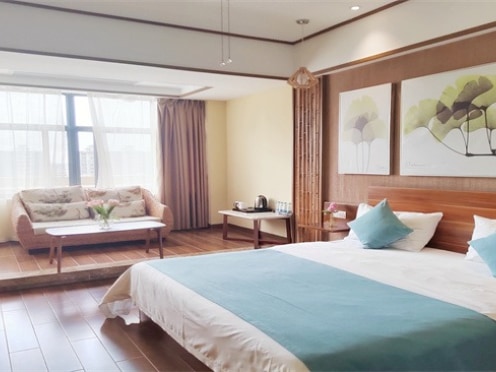 独栋·时光印酒店公寓 绿生温泉酒店 东南亚大床房（直租免中介费，租期灵活） 1室1厅