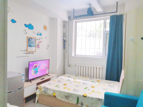 独栋·久拾公寓 西关十字店 A  西关十字  兰大二院 独门独户一居室  地铁口  可短租 开间