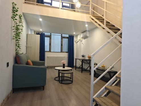 独栋·久拾公寓 焦家湾地铁口店 LOFT 整租一居室 月付 1室1厅