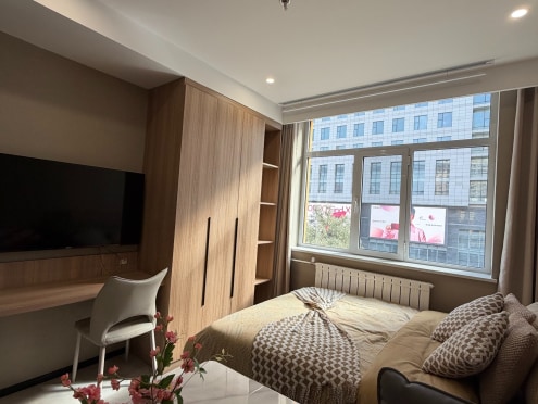 独栋·乐享·微家公寓 中山路店 微家公寓 新华广场 紧邻12号线地铁 海亮振华商圈 1室1厅