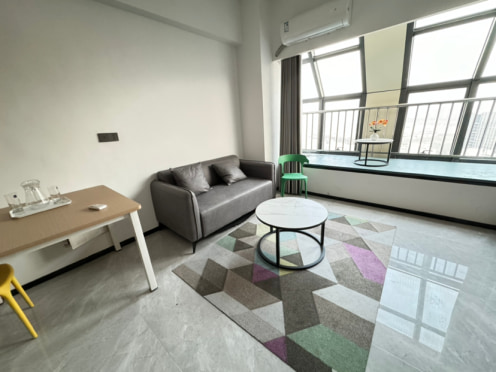 独栋·无锡乐之家公寓 广石路店 四号线广石路 可以短租 民用水电 朝南大套间 精装 管家式服务 健身房 1室1厅