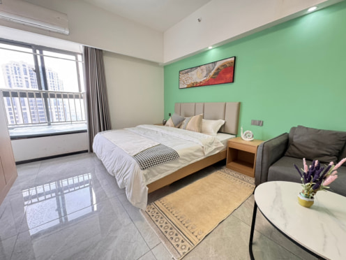 独栋·无锡乐之家公寓 广石路店 无中介 不短租 近广石路四号线免费WiFi 押一付一 民用水电  健身房 1室1厅