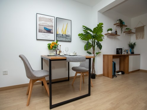 独栋·泊寓 桃园路五店 【通富微电子员工专享】走路到达，无宗介、统一管理，双重折扣 1室1厅