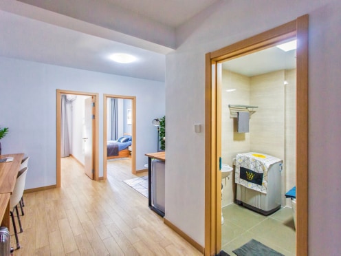 独栋·泊寓 桃园路2店 【企业包租】方便管理，24小时安保在线，免费送网络 2室1厅