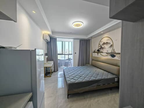 独栋·多宝公寓 涌鑫三店 电梯房短租房 付一押一，汽车东站隔壁，紧临地铁口 开间