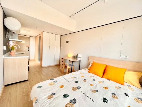 独栋·冠寓 珠海南屏珠海大道店 可短租 特惠南向单间 澳门通勤优选 近华发商都/创港/南屏科技园/拱北/青茂 押一付一无中介 开间