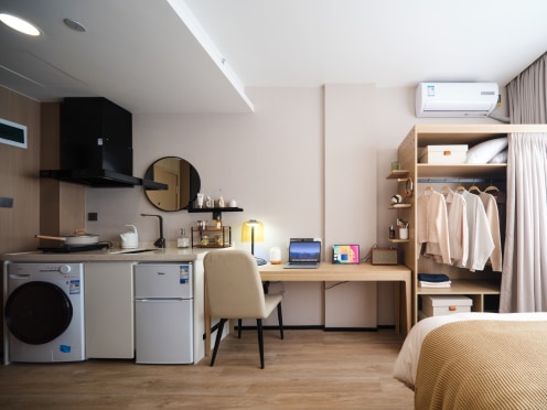 独栋·源悦里青年公寓酒店 东莞国贸店 汇一城丨企业员工福利房 全新家电免物业费 押一付一 1室1厅