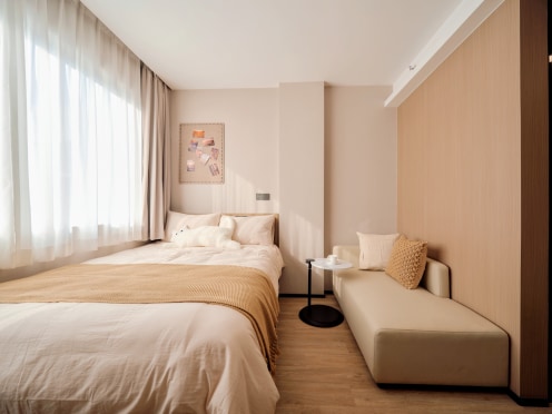 独栋·源悦里青年公寓酒店 东莞国贸店 地铁口旁丨家电齐全 民用水电  拎包入住 开间